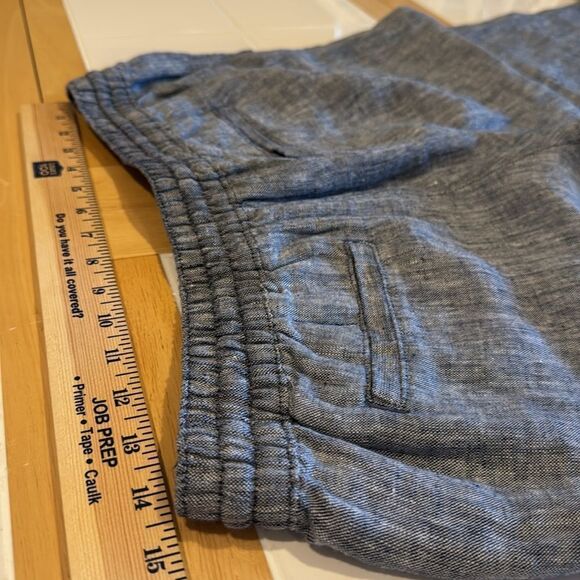Land’s End Women’s Linen Cropped Pants  Size 10P - Picture 6 of 8